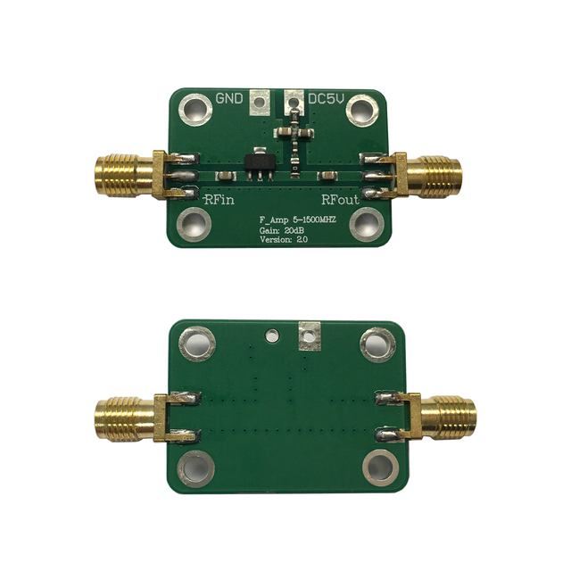 Dikkod RF Signal Booster 5-1500MHz Wideband LNA Amplifier 20dB Gain Power for Shortwave FM Remote Control Cable TV China