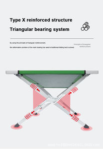 Personalizado Lettino <span class=keywords><strong>Catre</strong></span> Klappbett aluminio 600D Oxford portátil al aire libre viaje jardín tienda de campaña cuna individual cama plegable de lujo - Product Image 3