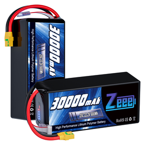 Zeee fpv/מזל "ט סוללה 2s 3 4S 5S 6s 10000mah 16000mah 22000mah 30000mah עם xt60/xt90 plug fpv lipo lipo - Product Image 2