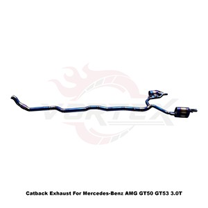 Vortex Racing-Spec Gradient Ti Header-<b>Back</b> Setup For Mercedes-Benz AMG GT50 GT53 3.0T 2019-2024 Tuning - Product Image 4