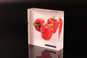 Acrylique De Couleur claire Fruits Cube <span class=keywords><strong>Photo</strong></span> Affichage Marque <span class=keywords><strong>Plexiglas</strong></span> Bloc de Logo - Product Image 6