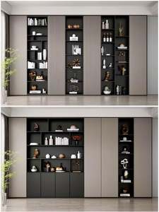 Ensemble de meubles de salon de luxe léger et moderne en bois massif de haute qualité, accessoires de bar à domicile, décoration - Product Image 4