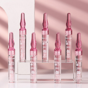 Basse quantité minimale de commande Petite Ampoule <span class=keywords><strong>Rose</strong></span> Huile À Lèvres 5ml Réduire Les Ridules Hydratant Hydratant Réparateur <span class=keywords><strong>Transparent</strong></span> Brillant À Lèvres 24H - Product Image 1