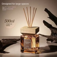 Bouteille en verre 500ML sans flamme longue durée roseau aromathérapie huile essentielle bureau hôtel vie ameublement produits aromatiques