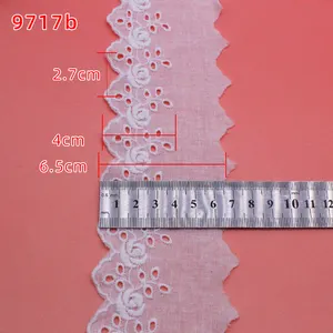 High Quality Wholesale Price Luxury Lace Fabric Customizable Colors Embroidery Lace Trim Decor Lace