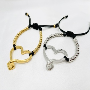 Bracelets en acier inoxydable hc <span class=keywords><strong>U</strong></span> <span class=keywords><strong>De</strong></span> <span class=keywords><strong>50</strong></span> Jewelry <span class=keywords><strong>n</strong></span>, bracelets à perles, bijoux <span class=keywords><strong>de</strong></span> mode pour femmes, Joyeria <span class=keywords><strong>U</strong></span> d <span class=keywords><strong>50</strong></span> Jewelry, qualité supérieure 316l - Product Image 4