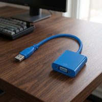 Adaptor USB 3.0 ke VGA HD15 untuk Laptop Baru