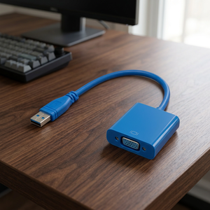 อะแดปเตอร์ USB 3.0 เป็น VGA HD15 สำหรับแล็ปท็อป ใหม่เอี่ยม - Product Image 2
