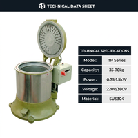 Equipo de Secado Industrial de Tambor de Acero Inoxidable SUS304 con Calentamiento a Vapor y Motor para Secado Rápido de Piezas Metálicas