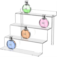 Présentoir en acrylique à 4 étages pour Amiibo, support montant pour Cupcakes, desserts et cosmétiques, étagère en hauteur