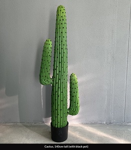 Cactus artificiel en plastique, fausse boule de cactus <span class=keywords><strong>du</strong></span> désert, grande pièce décorative pour aménagement sous escalier - Product Image 6