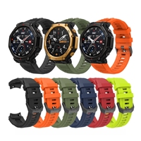 Bracelet de montre en silicone pour Amazfit TRex 3 Pro, bracelet de remplacement pour montre intelligente Amazfit TRex3 Pro 48MM 42MM