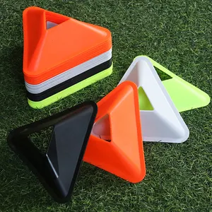 नई त्रिकोण फुटबॉल डिस्क शंकु टिकाऊ खेल अंकन उपकरण चुस्त डिस्क शंकु खेल प्रशिक्षण चपलता शंकु