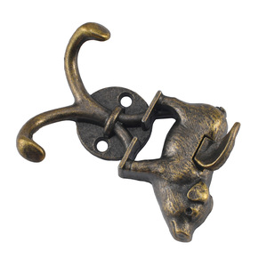 Flying Pig <b>Wall</b> Hook Zinc Alloy Bronze Animal Shape Decorative Coat Rack For Door Or <b>Wall</b> Mounting - Product Image 5