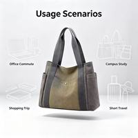 Vente en gros de sacs à main pour femmes personnalisés à la mode, sacs fourre-tout en polyester pour femmes