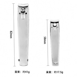Large household angled <b>nail</b> clippers, thickened stainless steel <b>nail</b> clippers, portable manicure tool for adults. - Product Image 4