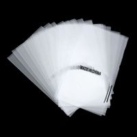 Sac d'expédition d'emballage transparent à poche plate, impression offset recto-verso, pour bijoux, magasin de détail, stockage, PE/OPP/CPP/PP