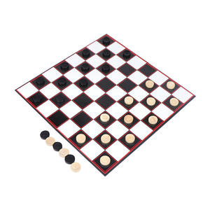 2 trong 1 GẤP tông cờ vua draughts <span class=keywords><strong>backgammon</strong></span> Set handmade cờ vua bằng gỗ Cờ - Product Image 4