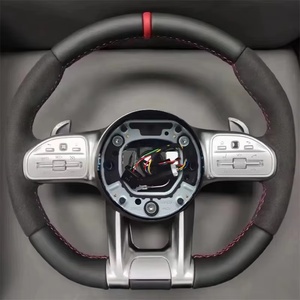 Nouveau <span class=keywords><strong>volant</strong></span> en Fiber de carbone PRM Sport <span class=keywords><strong>volant</strong></span> pour Benz Mercedes <span class=keywords><strong>AMG</strong></span> a B C E GLS GLA S C63 W205 W204 W213 2012-2021 - Product Image 2