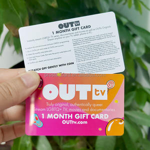 Personalización de fábrica MOQ bajo Tarjeta de plástico de alta calidad Tarjeta de regalo de impresión a todo color personalizada para regalo de negocios - Product Image 5