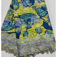 Kain Batik Lilin Afrika, Kain Katun Tenun Ramah Lingkungan, Ringan untuk Tas, Gorden, Jahit, Meteran