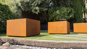 Pots à fleurs carrés en acier noir pour la maison et le jardin, pots à plantes écologiques pour l'intérieur et l'extérieur - Pas cher - Product Image 3