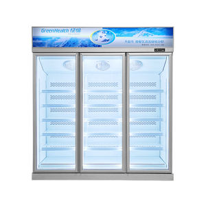 Produits surgelés commerciaux à trois portes en verre/réfrigérateur de congélateur d'affichage de congélateur de stockage de boulettes de viande - Product Image 3