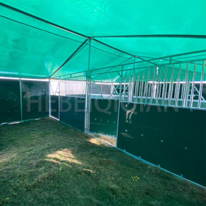 Abri pour animaux d'élevage portable de qualité européenne, écurie mobile pour chevaux, kits d'écuries et boxes pour chevaux avec toit - Product Image 5