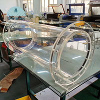 Dispositivo de Sellado para Instrumentos Experimentales de Alta Precisión, con Brida de Gran Diámetro, Transparente, de Acrílico Personalizado, con 1 Año de Garantía