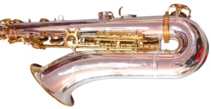 <span class=keywords><strong>Sassofono</strong></span> tenore curvo in Sib HUAYUN in ottone perfetto, argentato, regolabile, per performance professionali, direttamente dalla fabbrica Music Source. - Product Image 2