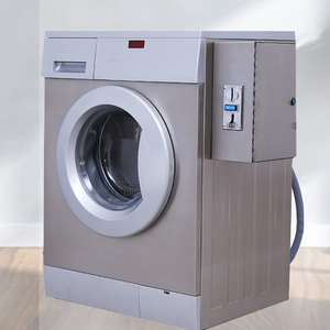 Lave-linge commercial en acier inoxydable pour dortoir, lave-linge commercial à monnayeur, lave-linge à tambour commercial - Product Image 3