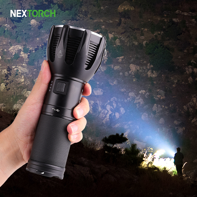 For Nextorch UBC ST30 LED Flashlight Super Bright 15000 High Lumen Aluminum Alloy for Camping & Outdoor Powerful Flashlight