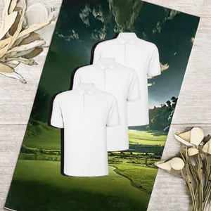 Camisa Polo de Hombre de Lujo Estilo Italiano 100% Algodón, Personalizable con Logotipo 3D de Silicona, Bordado de Alta Densidad, Antiarrugas - Product Image 3