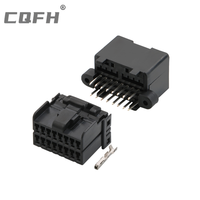 174046-2 Connecteur pour véhicule à énergie nouvelle, boîtier de faisceau de câbles de phare de voiture, bornes en nylon 16 broches, étanchéité IP66, pour applications électriques automobiles