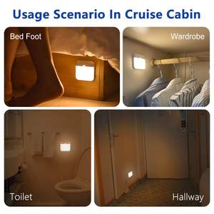 Sıcak Hareket Sensörlü LED Lamba ABS Modern Kablosuz Pilli Gece Lambası CW Ayarlanabilir Renk Sıcaklığı Oda Akıllı Aydınlatma - Product Image 4