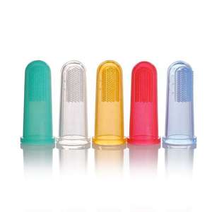 Qualität Soft Baby Training <span class=keywords><strong>Finger</strong></span> Silikon Zahnbürste Benutzer definierte Baby <span class=keywords><strong>Finger</strong></span> Zahnbürste - Product Image 1