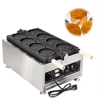 Gaufrier électrique commercial antiadhésif pour gaufres rondes, idéal pour les snack-bars