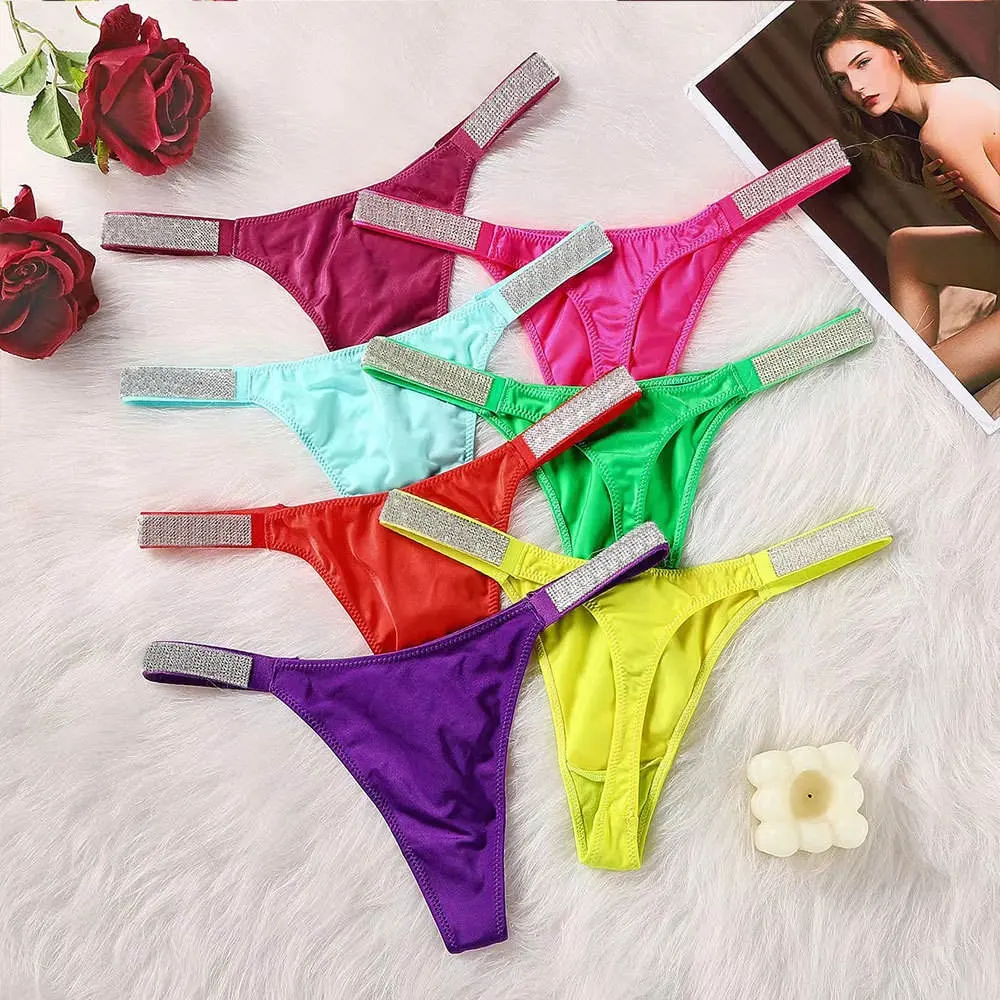 Bán Buôn Biểu Tượng Tùy Chỉnh Sexy Phụ Nữ Của Đồ Lót 2023 Hot Kim Cương Sexy Liền Mạch Của Phụ Nữ Thong Chiến Thắng Của Bí Mật Quần Lót G Chuỗi