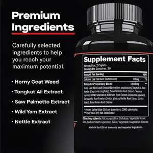 Oem פרטי תווית משקל <span class=keywords><strong>gainer</strong></span> תוספי תזונה לגברים כוח מגבר אבקת כמוסות בניית שרירים חזקים - Product Image 4