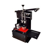 Machine d'impression tampon de petite taille pour t-shirts, étiquettes de col et vêtements