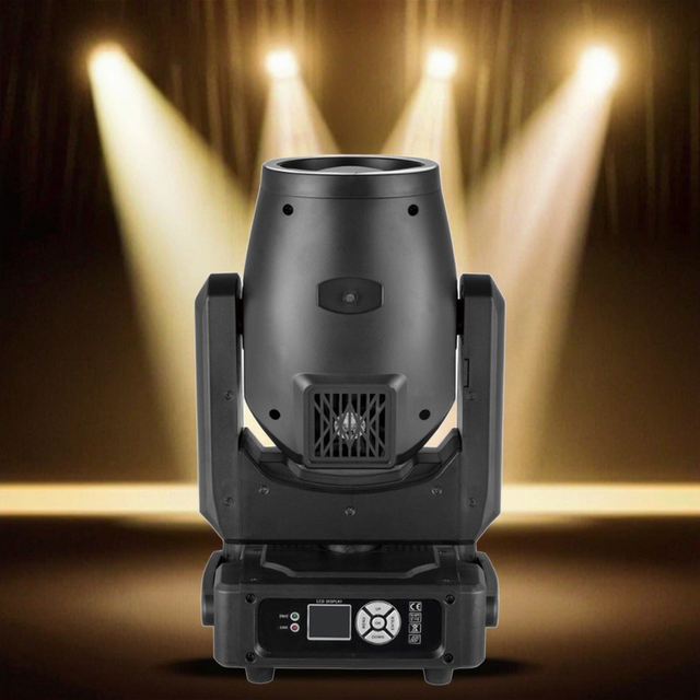 AMG MINI 230W HID Beam Moving Head Light White 16/20CH DMX512 Control 13-Color 17 Pattern Aluminum Alloy Stage Lighting