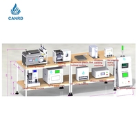 Ensemble complet de cellules de poche monocouche compacte Canrd Ligne pilote pour batterie à semi-conducteurs R & D semi-automatique avec entraînement manuel