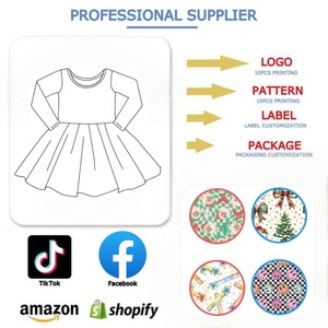 Vestito Senza Maniche per Bambine con Design in Pizzo Tinta Unita, Abito Carino e Casual per Bimbe - Product Image 6