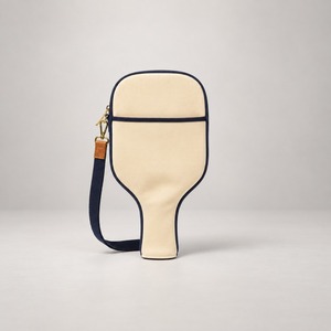 Housse de raquette de pickleball en toile brossée Heritage avec sangle de transport, fermeture éclair, logo personnalisé, taille et disposition personnalisables, vente en gros - Product Image 1