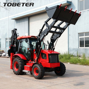 Tobeter tất cả các địa hình backhoe <span class=keywords><strong>loader</strong></span> với bánh xe tải 2.5 tấn công suất thích ứng lật - Product Image 2