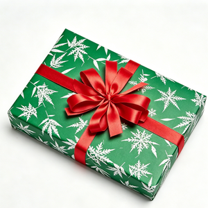 Bulk Wholesale Custom Printed Pattern Double Side Satin <b>Ribbon</b> OEKO Certified for Christmas & Holiday Gift Wrapping Packing - Product Image 5