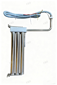 Tube chauffant de chauffage de tige d'eau d'immersion de résistance électrique industrielle d'acier inoxydable de 110 volts pour la chaudière - Product Image 4