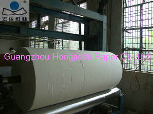 Bubur Kayu Campuran 1-Ply 1650Mm-1730Mm Bahan Baku Lembut Atas Putih Gulungan Jumbo untuk Kertas Tisu <span class=keywords><strong>Toilet</strong></span> - Product Image 2