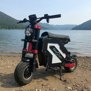 USA Stock Removable <b>Battery</b> <b>72V</b> 50Ah 75-90Miles 10000W Dual Motor App Control 14inch Off Road Seated Electric Scooter - Product Image 6