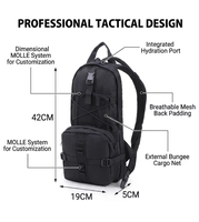 AYPPRO Fabricant de sacs d'hydratation tactiques personnalisés OEM ODM, sac à dos en nylon avec poche à eau, équipement modulaire MOLLE professionnel